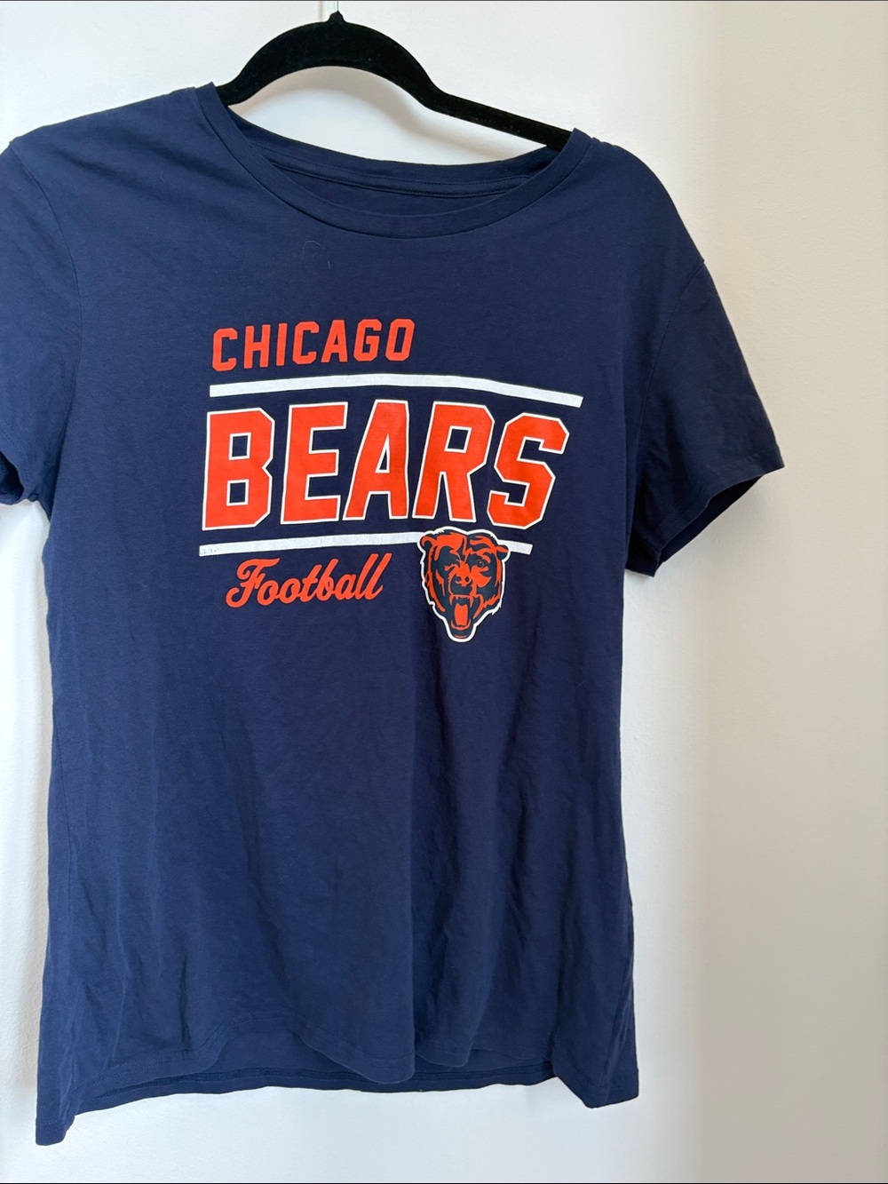 Chicago Bears Navy women Football T‑Shirt